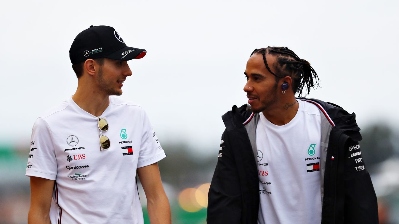 Forma-1, Lewis Hamilton, Esteban Ocon, Mercedes, Japán Nagydíj 2019 péntek 