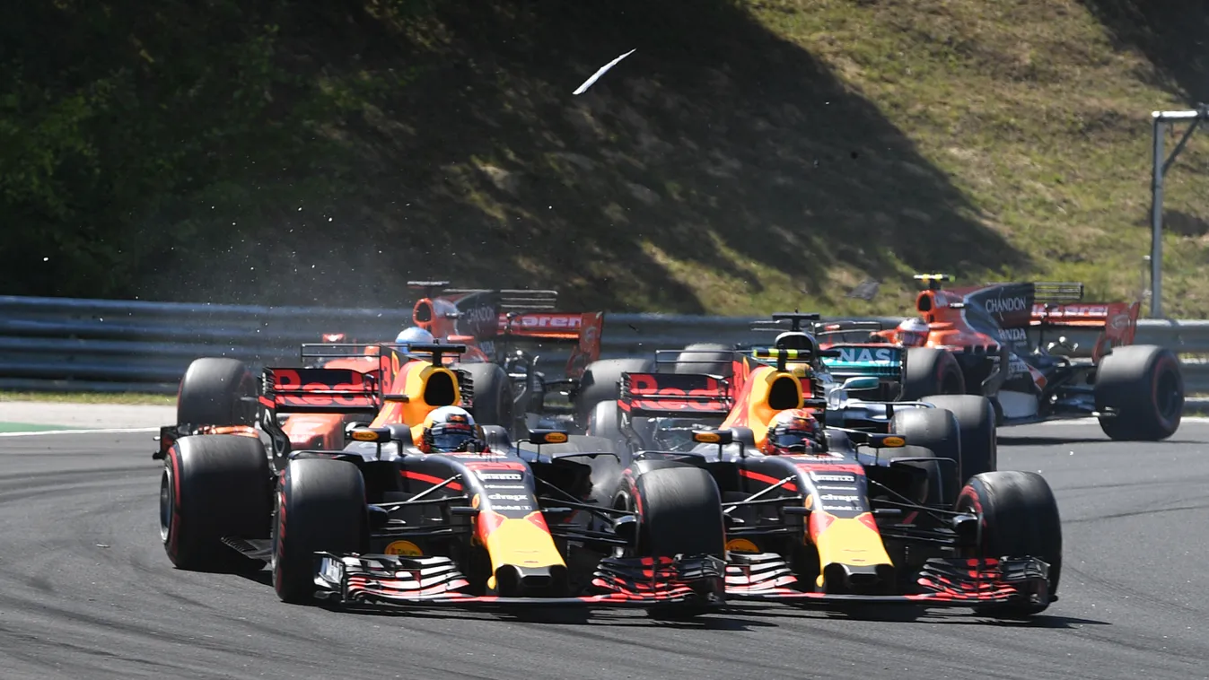 Forma-1, Max Verstappen, Daniel Ricciardo, Red Bull Racing, Magyar Nagydíj 