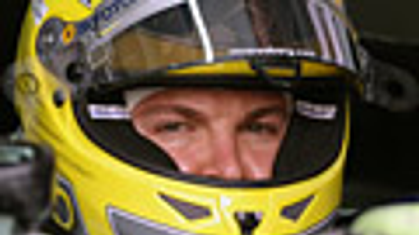 Nico Rosberg, a Mercedes pilótája a bahreini nagydíj időmérő edzésén