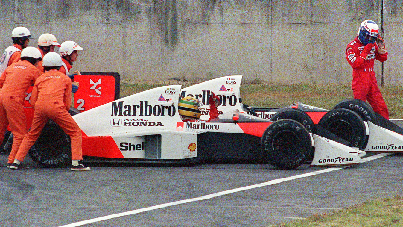Forma-1, Ayrton Senna, Alain Prost, McLaren, Japán Nagydíj, 1999, ütközés 