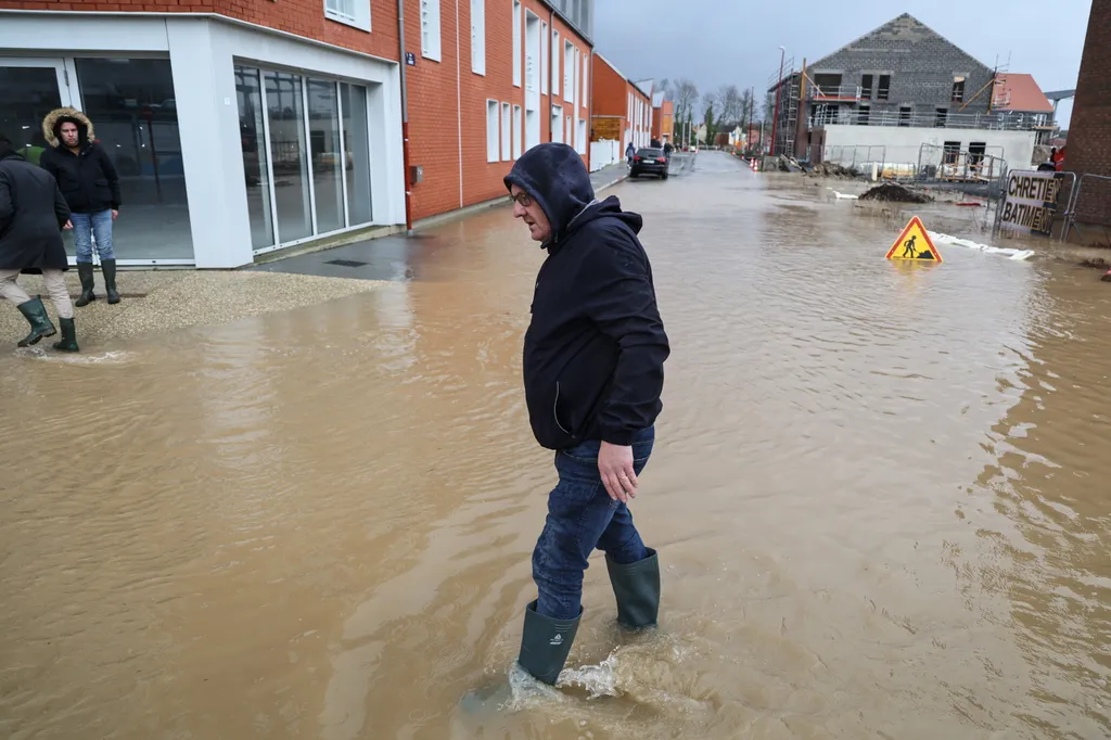 franciaország, áradás, árvíz, 2024. 01. 03. 