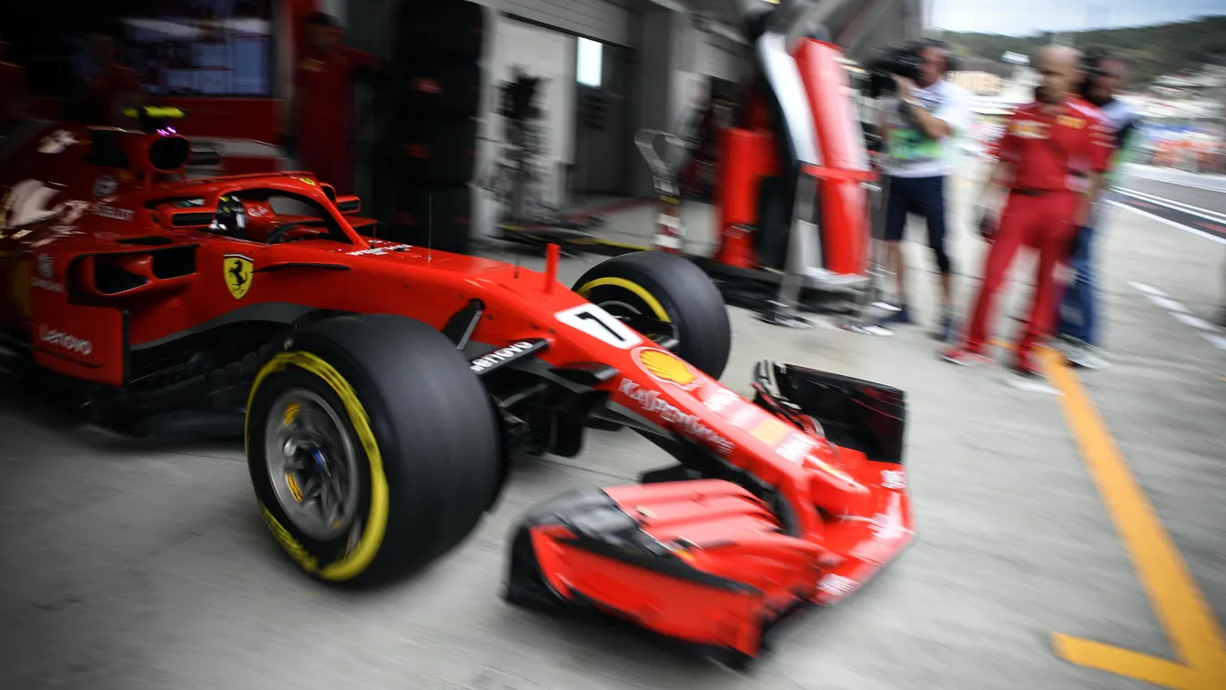 A Forma-1-es Orosz Nagydíj pénteki napja, Kimi Räikkönen, Scuderia Ferrari 