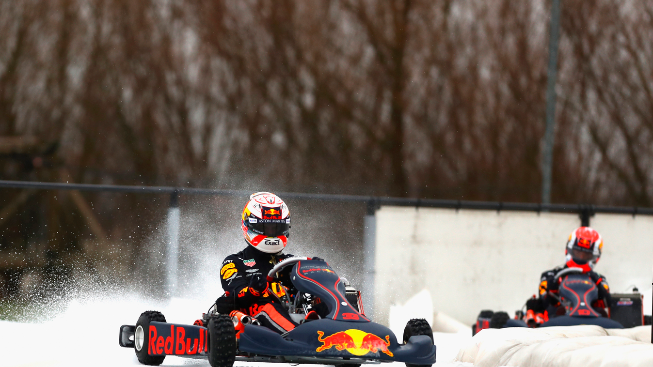 Forma-1, Max Verstappen, Pierre Gasly, Red Bull Racing, Flevonice gokart 