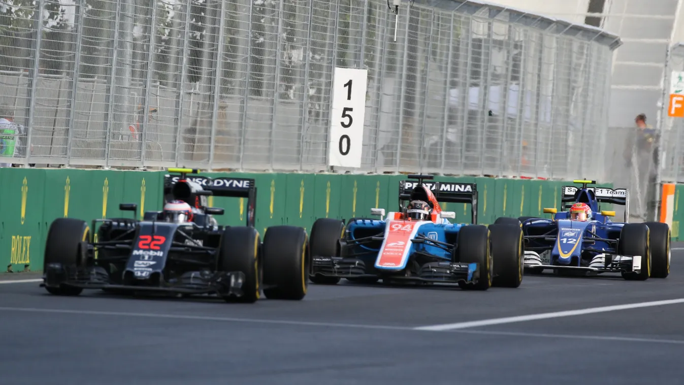 Forma-1, Jenson Button, McLaren Honda, Pascal Wehrlein, Manor Racing, Marcus Ericsson, Sauber F1 Team 