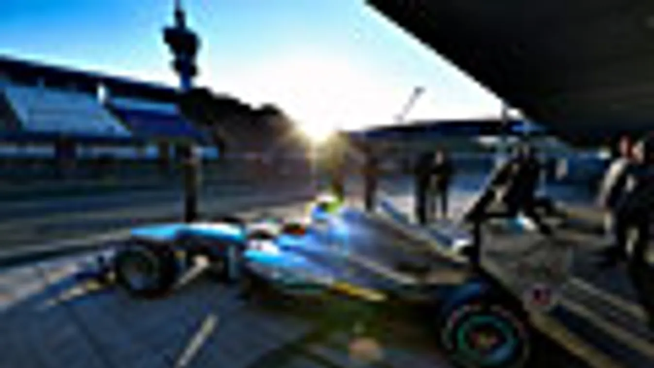 Forma-1, Lewis Hamilton, Mercedes, teszt