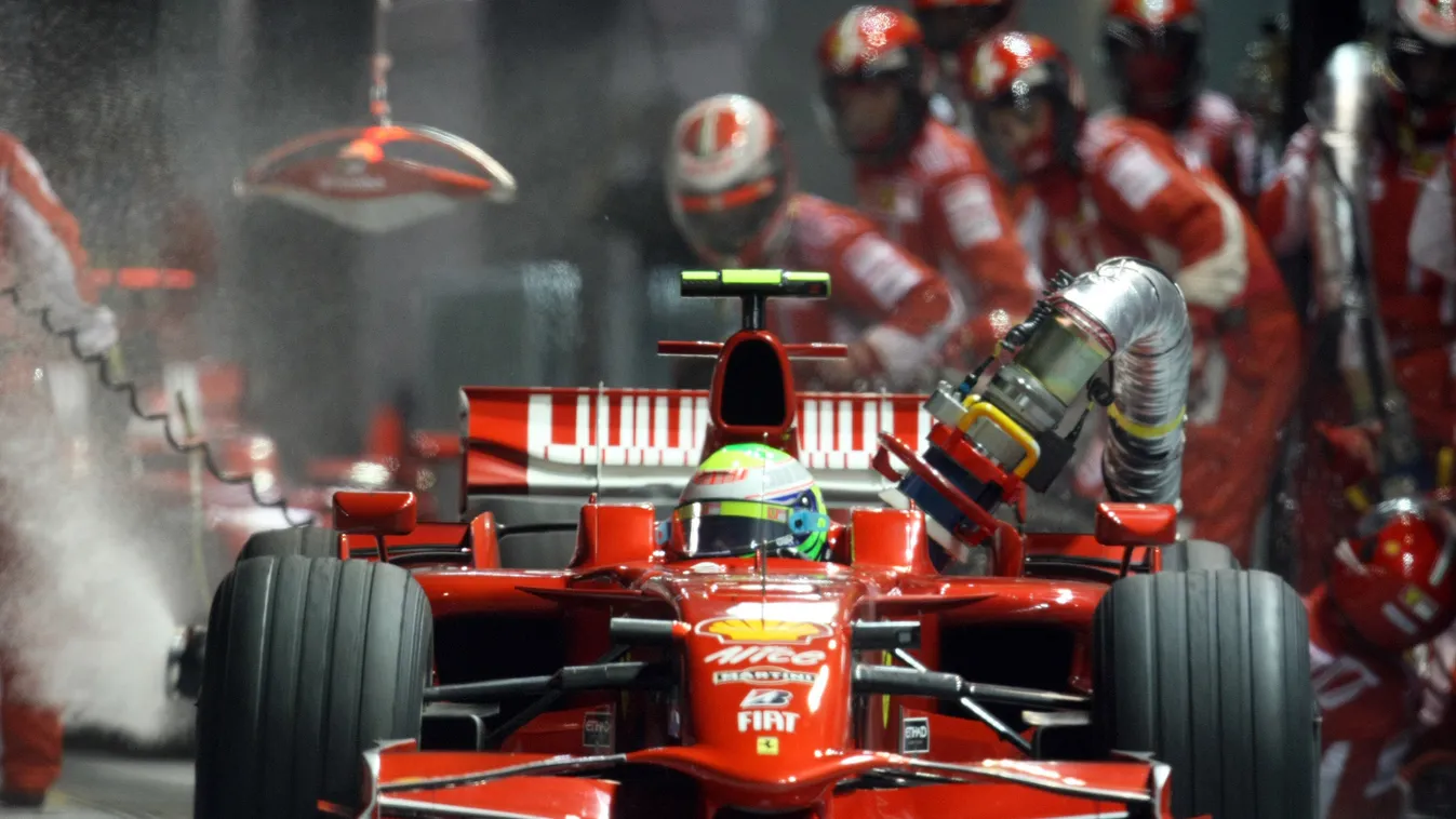 Forma-1, Felipe Massa, Ferrari, Szingapúri Nagydíj, 2008, tankolás, baleset 