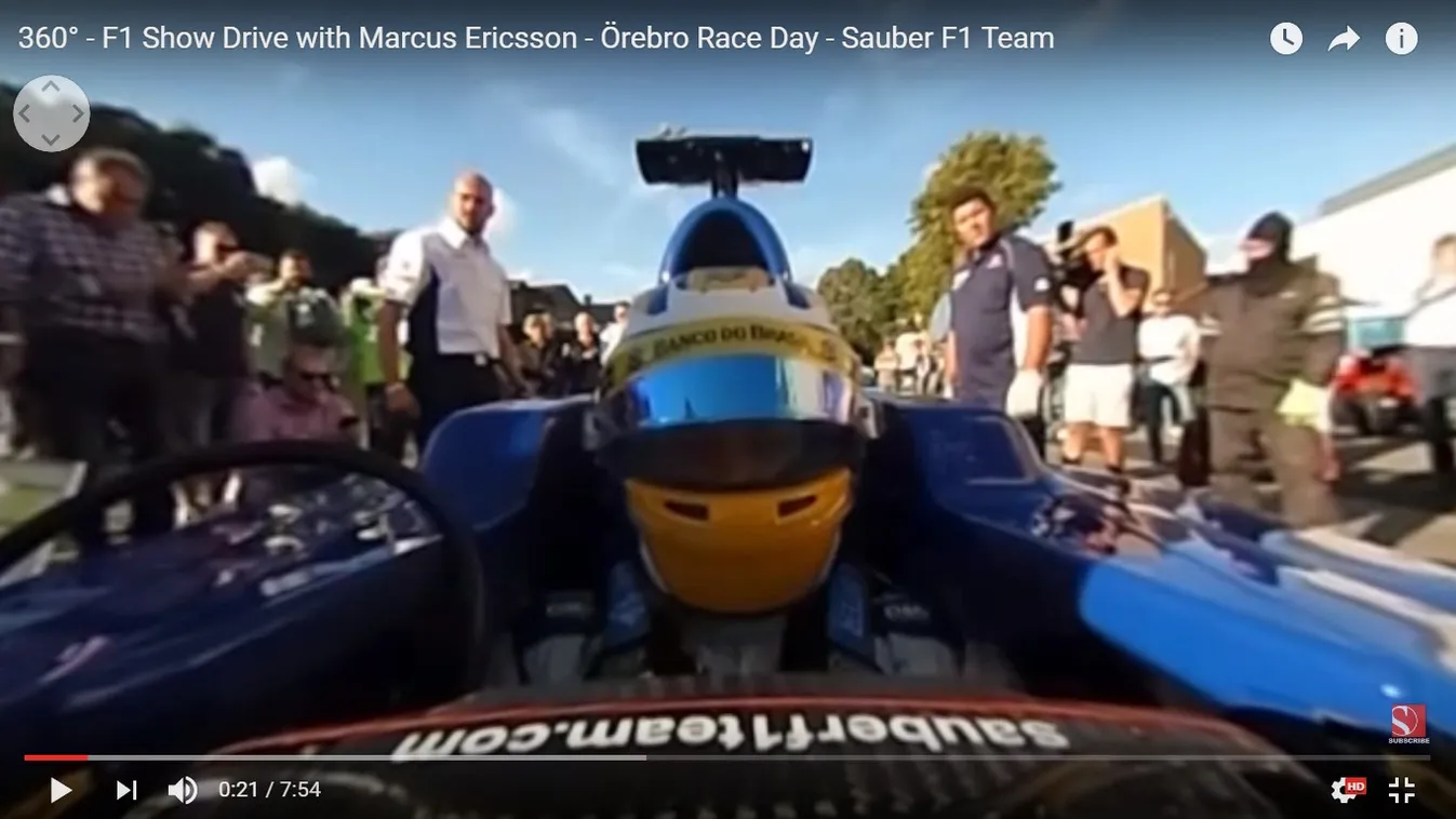 Forma-1, Marcus Ericsson, Sauber F1 Team, Örebro bemutató 