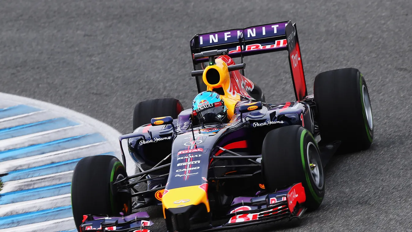 Forma-1, Red Bull, Sebastian Vettel, teszt 