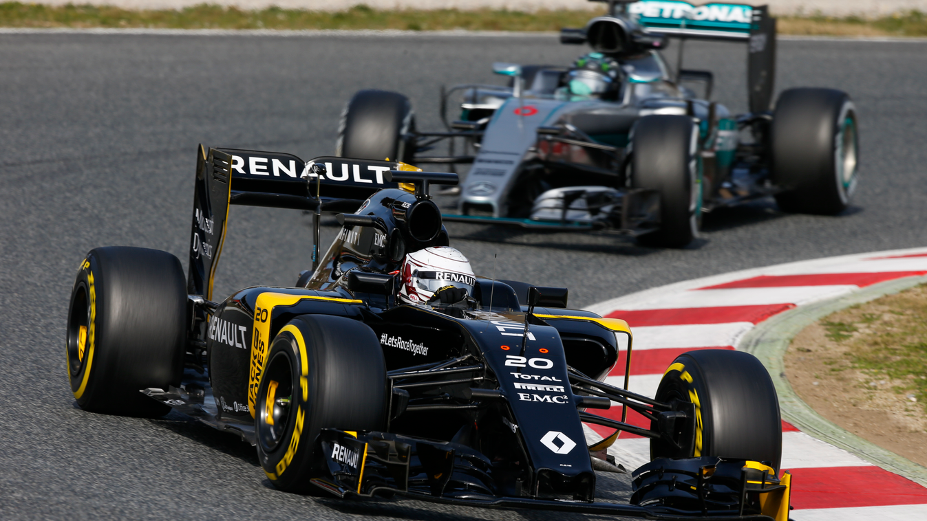 Forma-1, Kevin Magnussen, Renault Sport Racing, Nico Rosberg, Mercedes AMG Petronas, Barcelona teszt 