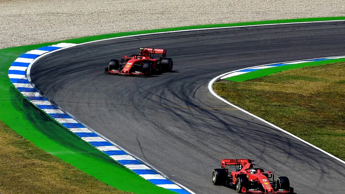 Forma-1, Német Nagydíj, Sebastian Vettel, Charles Leclerc, Ferrari 