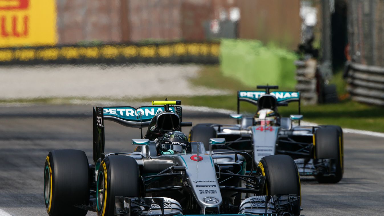Forma-1, Nico Rosberg, Lewis Hamilton, Mercedes AMG Petronas, Olasz Nagydíj 