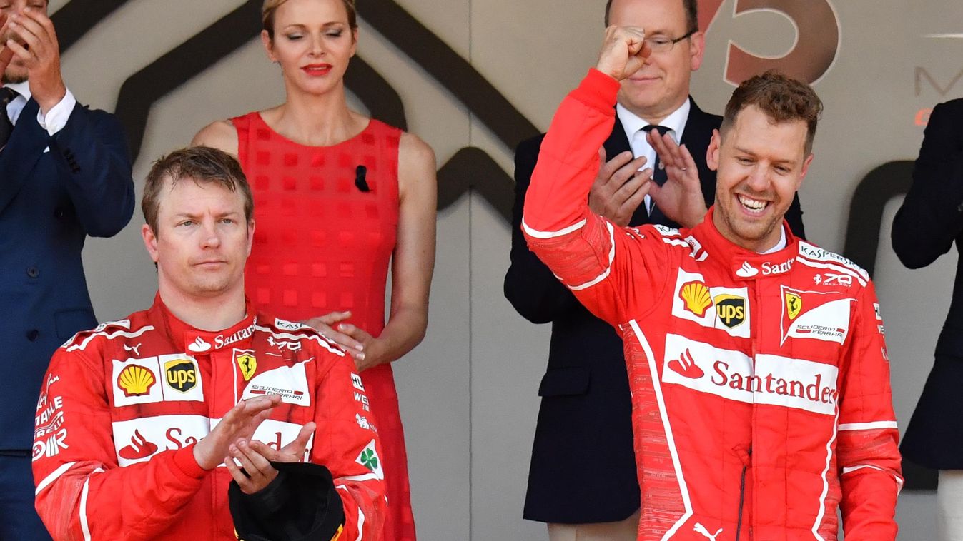 Forma-1, Ferrari, Sebastian Vettel, Kimi Räikkönen, dobogó 