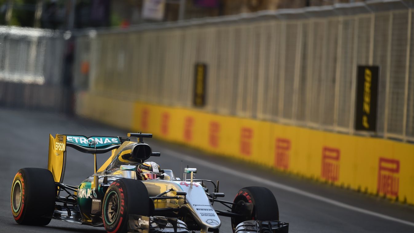 Forma-1, Lewis Hamilton, Mercedes AMG Petronas, Európa Nagydíj, Baku 