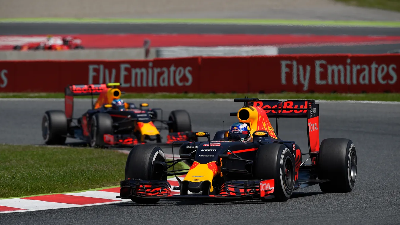 Forma-1, Spanyol Nagydíj, Daniel Ricciardo, Max Verstappen, Red Bull 