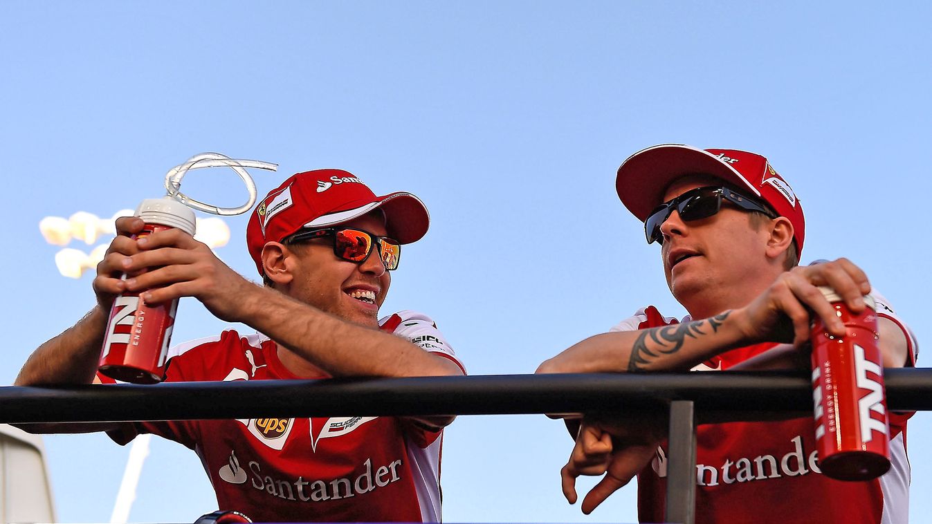 Forma-1, Sebastian Vettel, Kimi Räikkönen, Ferrari, Bahreini Nagydíj 