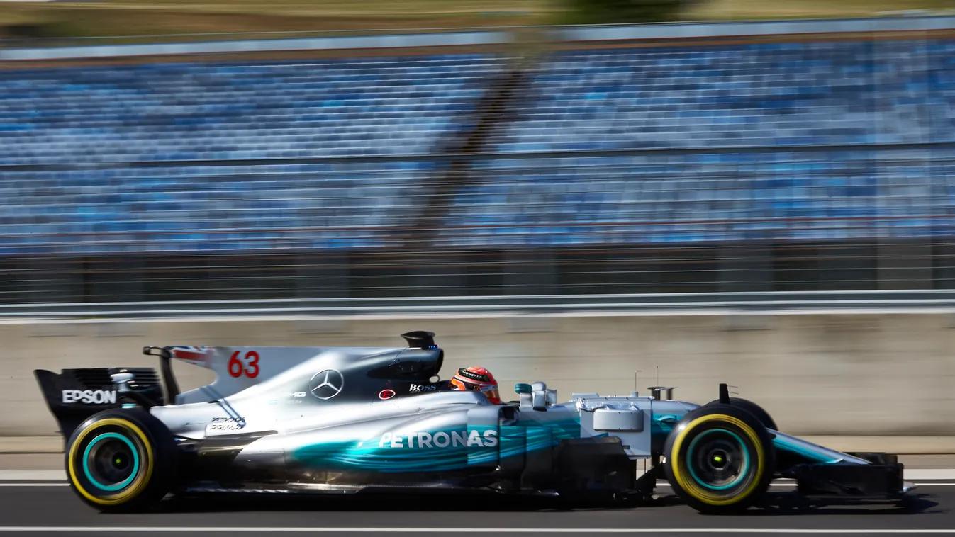 Forma-1, George Russell, Mercedes-AMG Petronas, Hungaroring teszt 