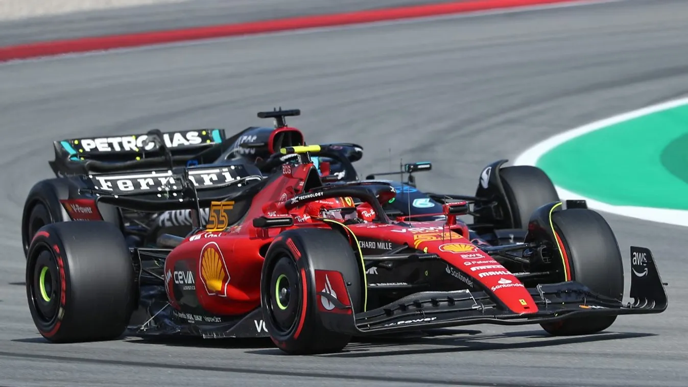 F1 Grand Prix of Spain - Practice Ferrari 78 Scuderia Ferrari motorsport Barcelona Catalunya Circuit FIA FIA Formula 1 Championchip sports news Urbanandsport Nurphoto Horizontal 