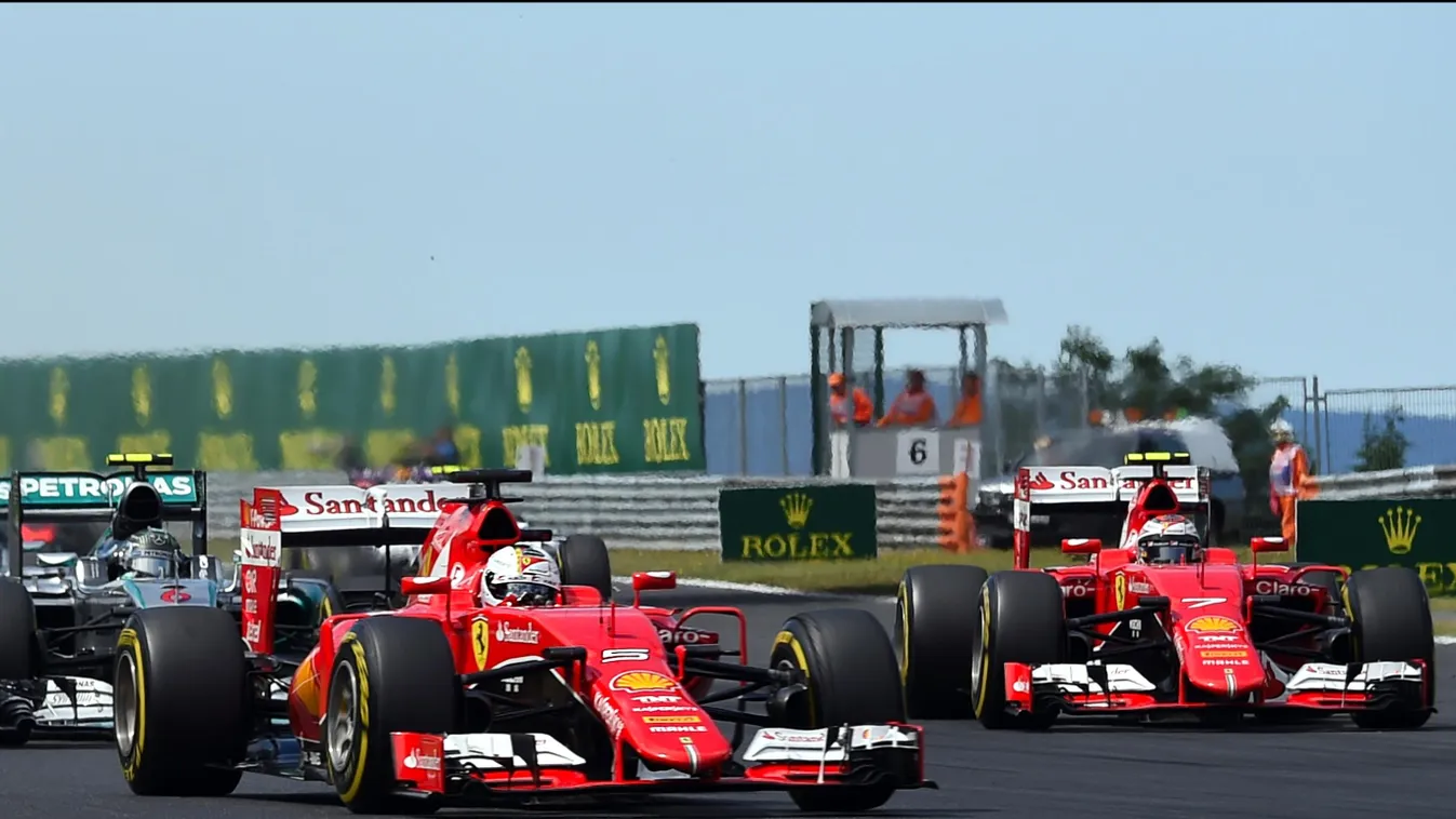 Forma-1, Sebastian Vettel, Kimi Räikkönen, Ferrari, Magyar Nagydíj 