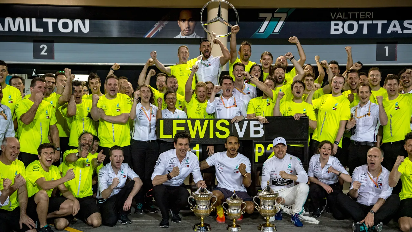 Forma-1, Toto Wolff, Lewis Hamilton, Valtteri Bottas, Mercedes-AMG Petronas, Bahreini Nagydíj 