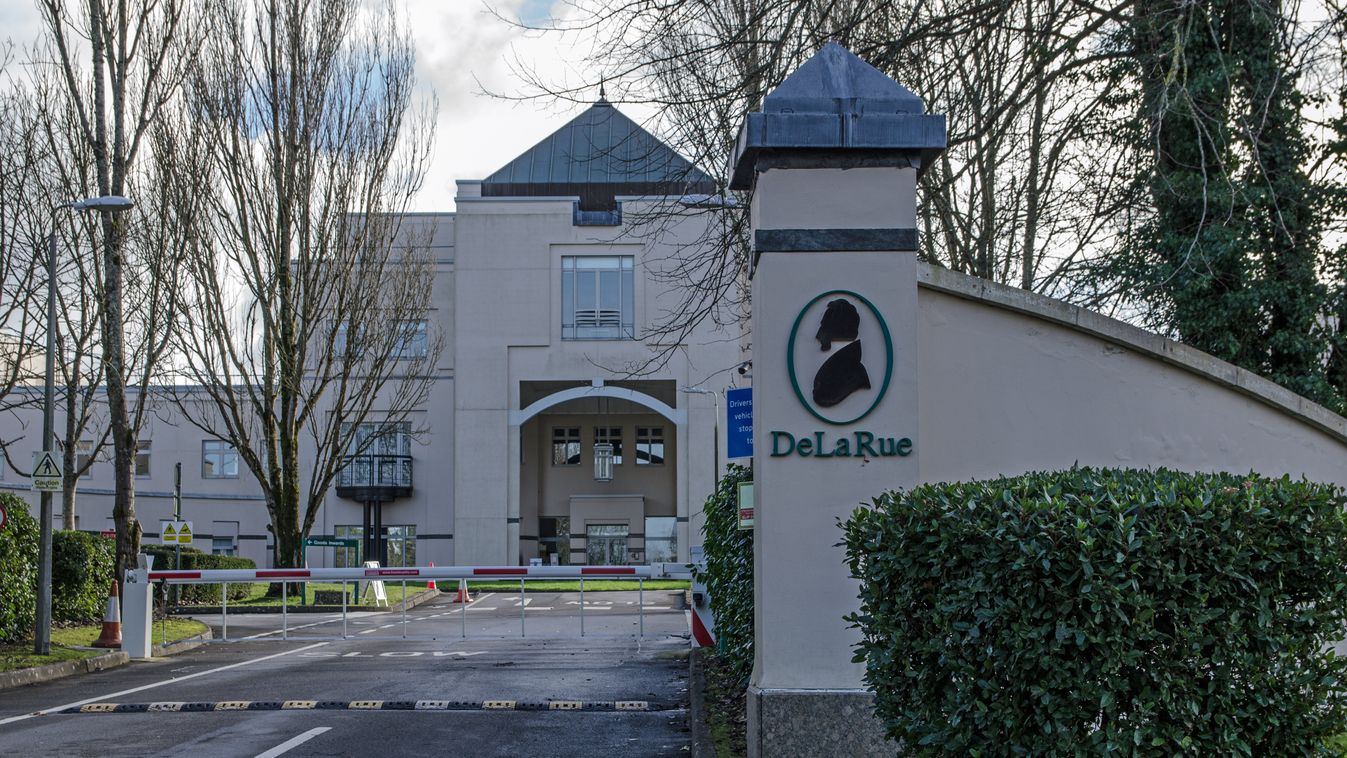 De La Rue, brit cég, székhelye az angliai Basingstoke-ban található, biztonságos digitális és fizikai megoldások, nagy brit bankjegygyártó, 