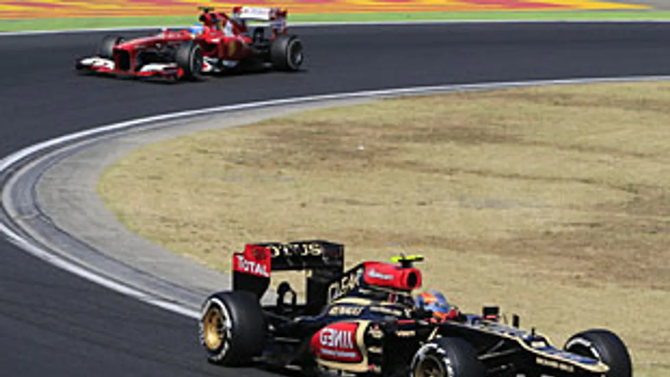 Forma-1, Magyar Nagydíj, Romain Grosjean, Lotus, Fernando Alonso, Ferrari