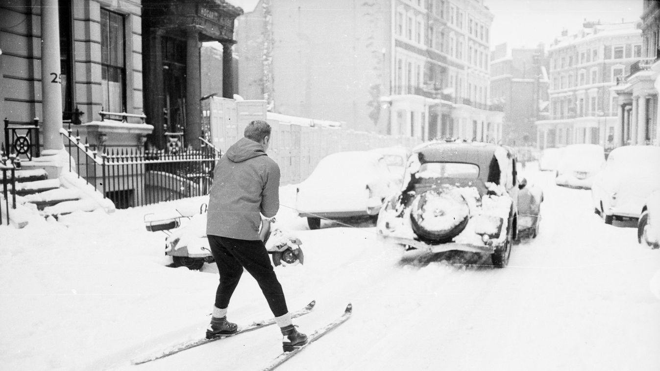 Az Egyesült Királyság történelmének leghalálosabb havazása, amely 90 000 ember halálát okozta, befagyasztotta a tengereket és az élelmiszerárakat az egekbe szöktette, hó, havazás, hóesés, 1962 