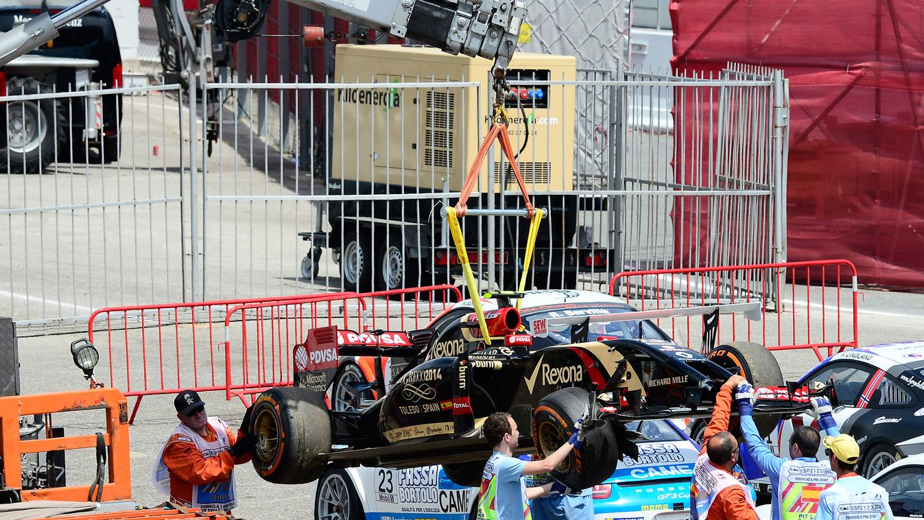 Forma-1, Pastor Maldonado, Lotus, Spanyol Nagydíj, baleset 