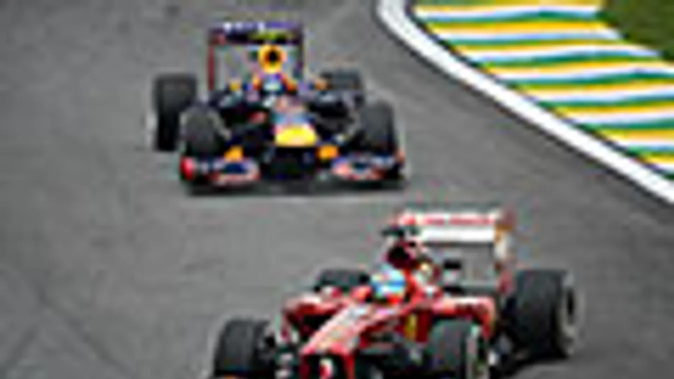 Forma-1, Fernando Alonso, Mark Webber, Ferrari, Red Bull, Brazil Nagydíj