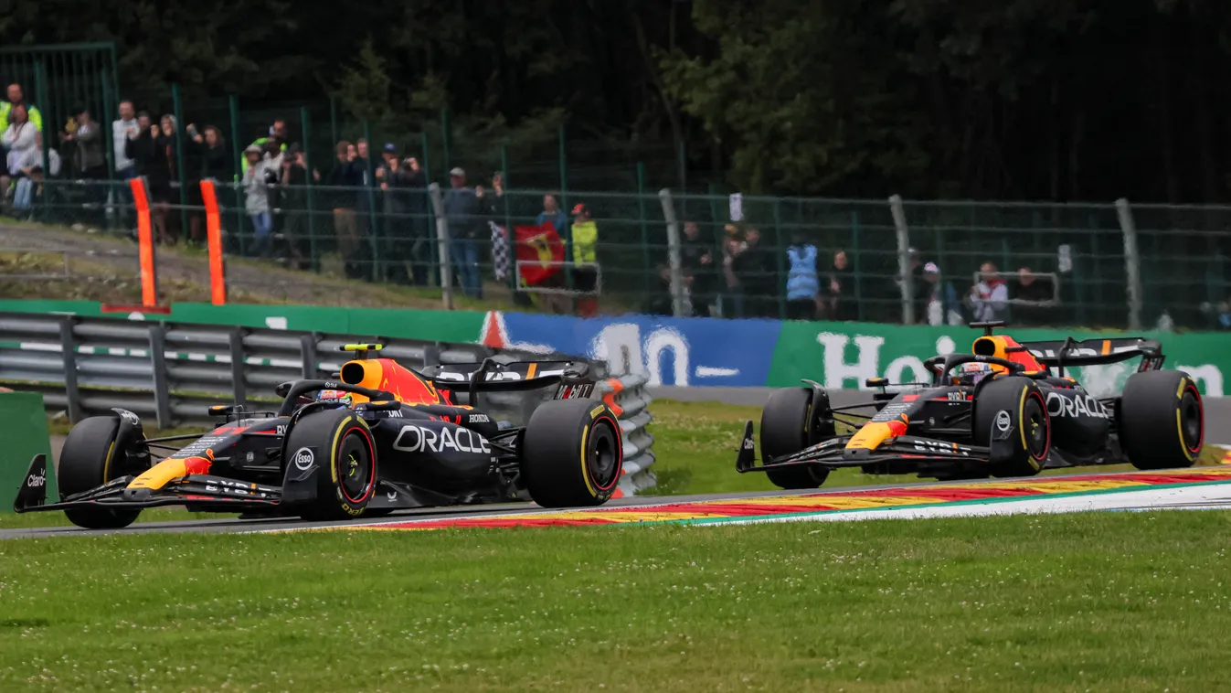 F1 Grand Prix Of Belgium Francorchamps 2023 July Formula 1 FIA FIA Formula 1 World Championship engine vehicle MSC CRUISES BELGIAN GRAND PRIX speed competition sports motorsports asphalt circuit 30 July 2023 Belgium Max Verstappen Dutch Oracle Red Bull Ra