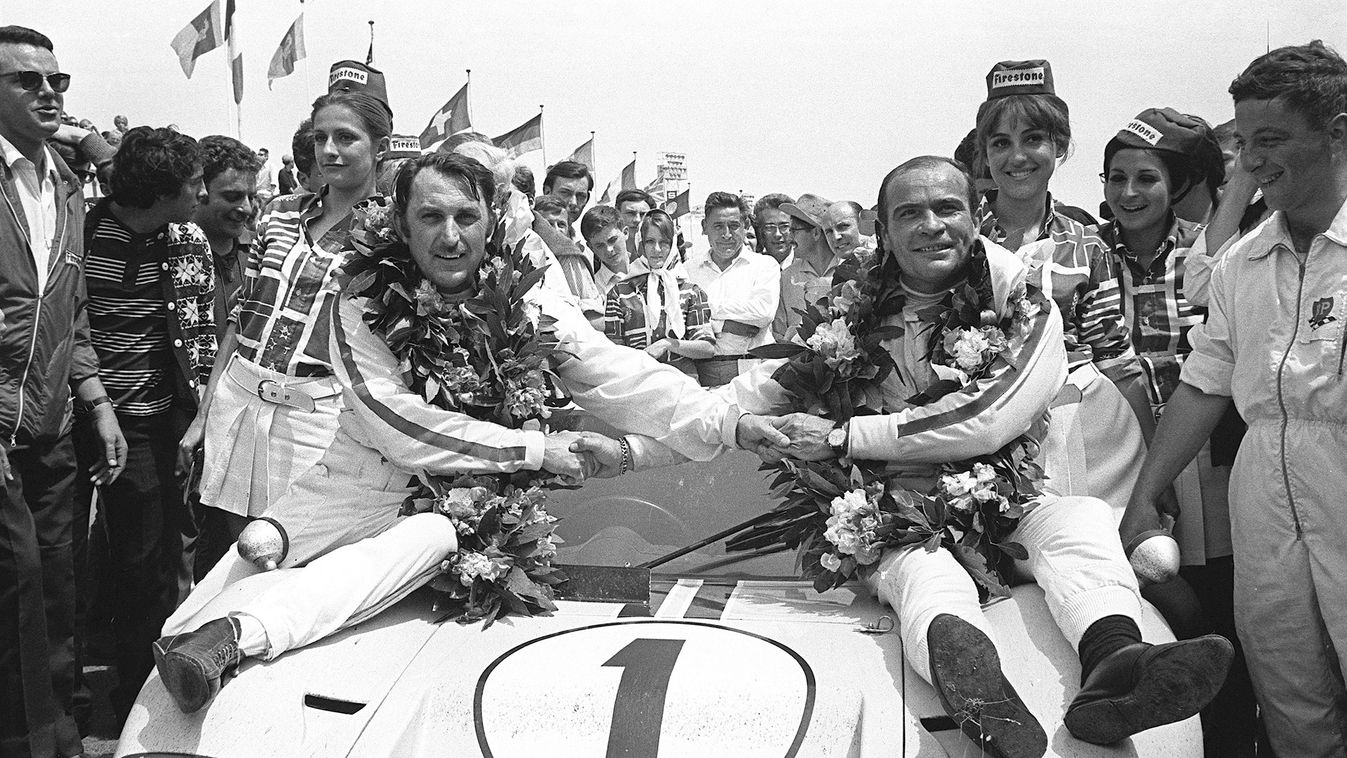 Jo Schlesser, Guy Ligier, Ford MKII, 1967, Reimsi 12 órás 