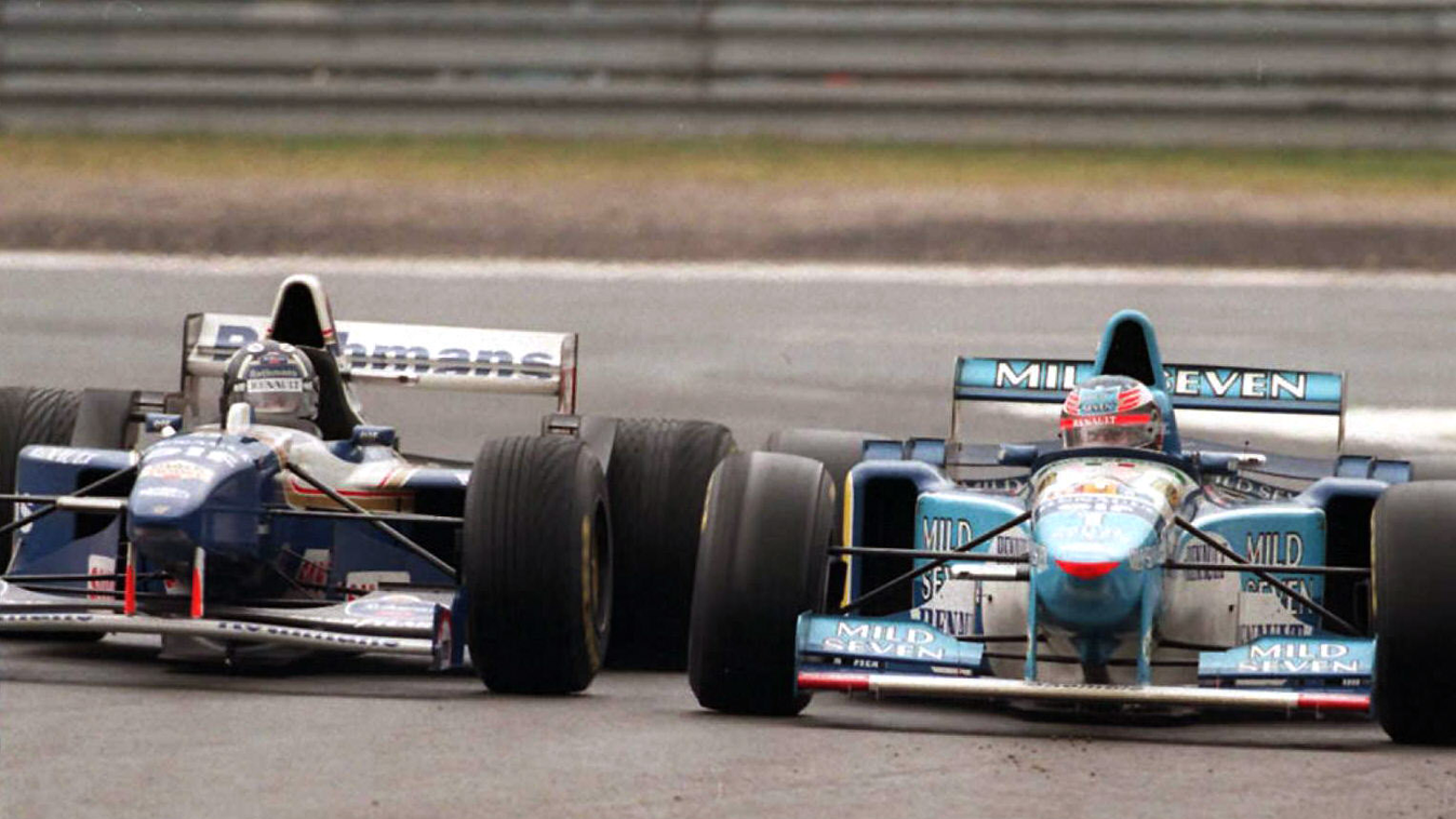 Forma-1, Damon Hill, Michael Schumacher, Williams, Benetton, Belga Nagydíj, 1995 