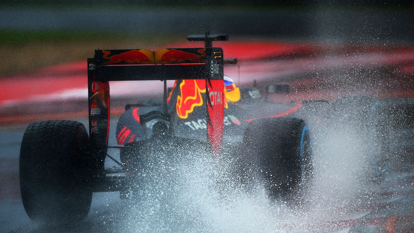 Forma-1, Daniel Ricciardo, Red Bull, Magyar Nagydíj, eső 