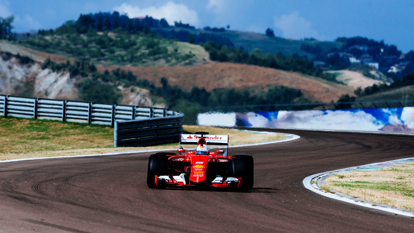 Forma-1, Sebastian Vettel, Scuderia Ferrari, Fiorano, Pirelli teszt 