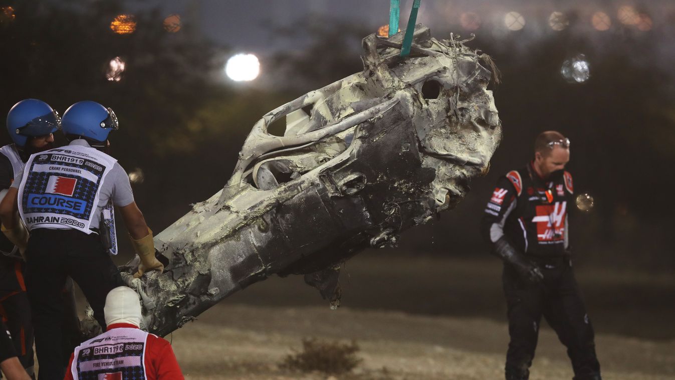 Forma-1, Bahreini Nagydíj, Romain Grosjean, baleset, glória 