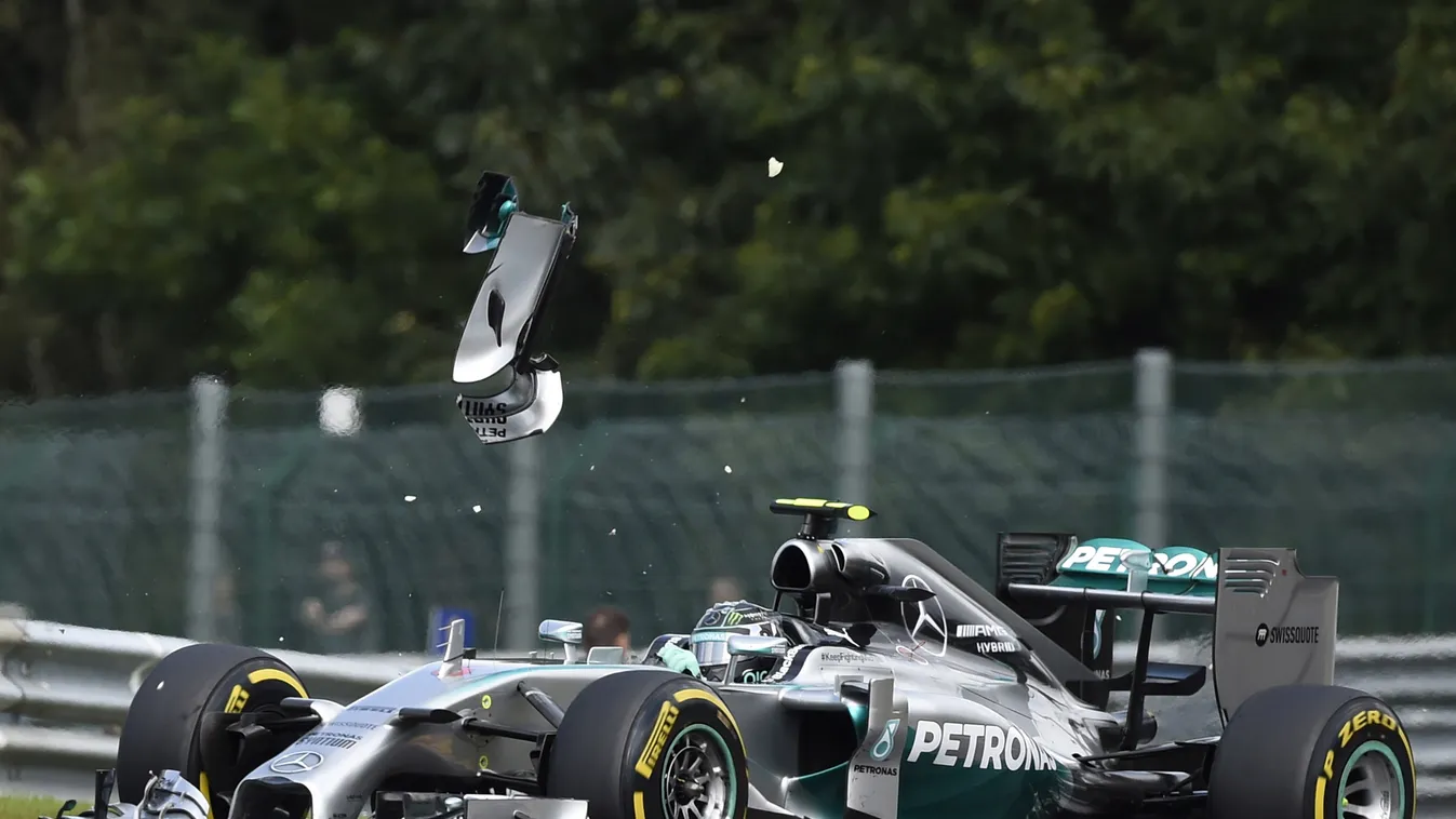 Forma-1, Nico Rosberg, Mercedes, Belga Nagydíj, baleset 