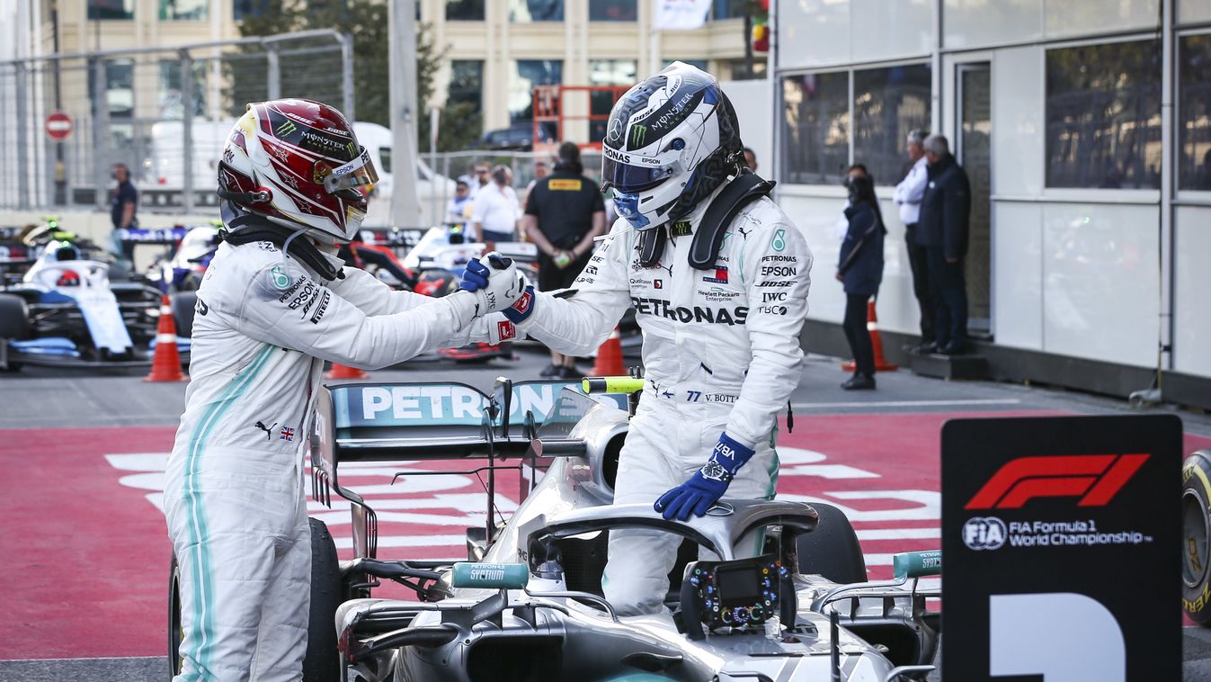 Forma-1, Lewis Hamilton, Valtteri Bottas, Mercedes-AMG Petronas, Azerbajdzsáni Nagydíj 