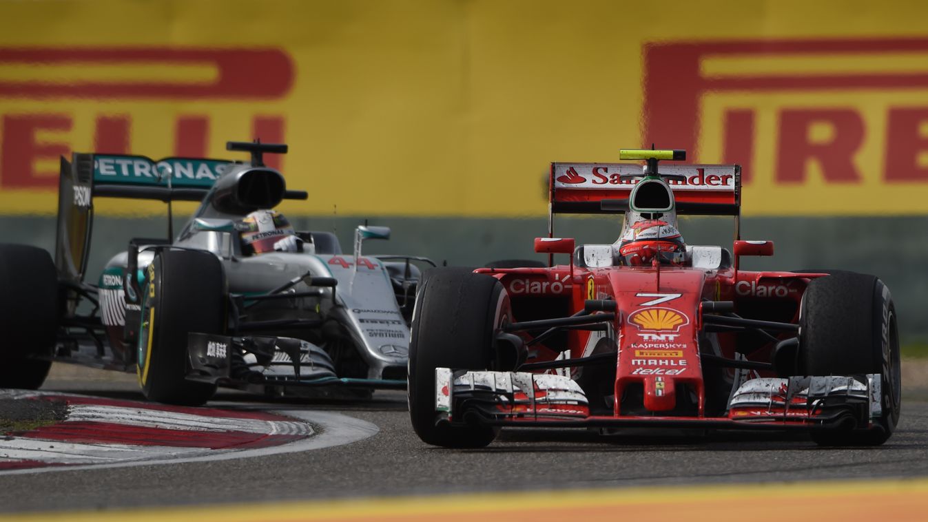 Forma-1, Kimi Räikkönen, Scuderia Ferrari, Lewis Hamilton, Mercedes AMG Petronas, Kínai Nagydíj 