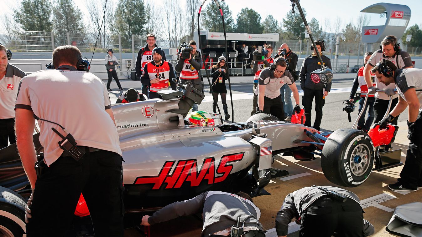 Forma-1, Esteban Gutiérrez, Haas, teszt 