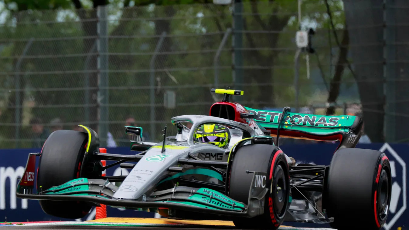 Forma-1, Lewis Hamilton, Mercedes, Emilia Romagna Nagydíj 2022, szombat 