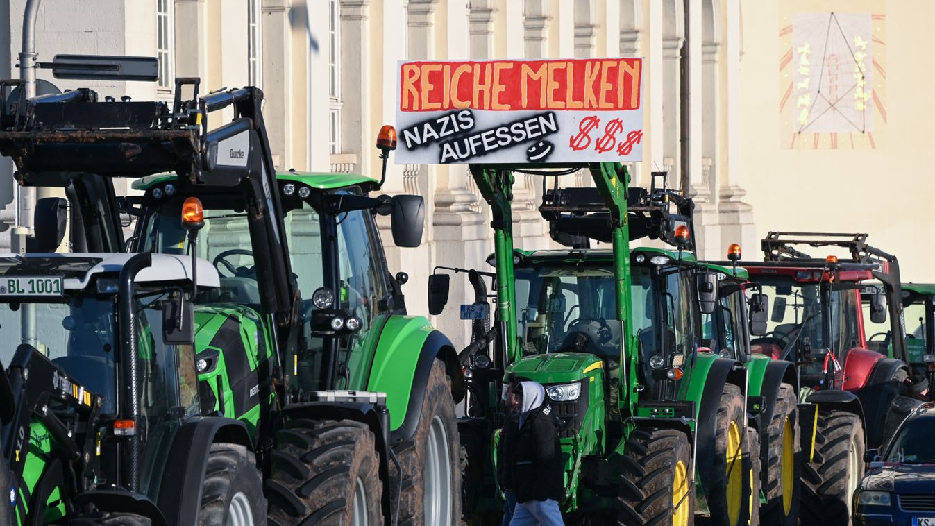 Farmers' protests - Kassel Household Demonstrations Subsidies Horizontal ECONOMY AGRICULTURE 