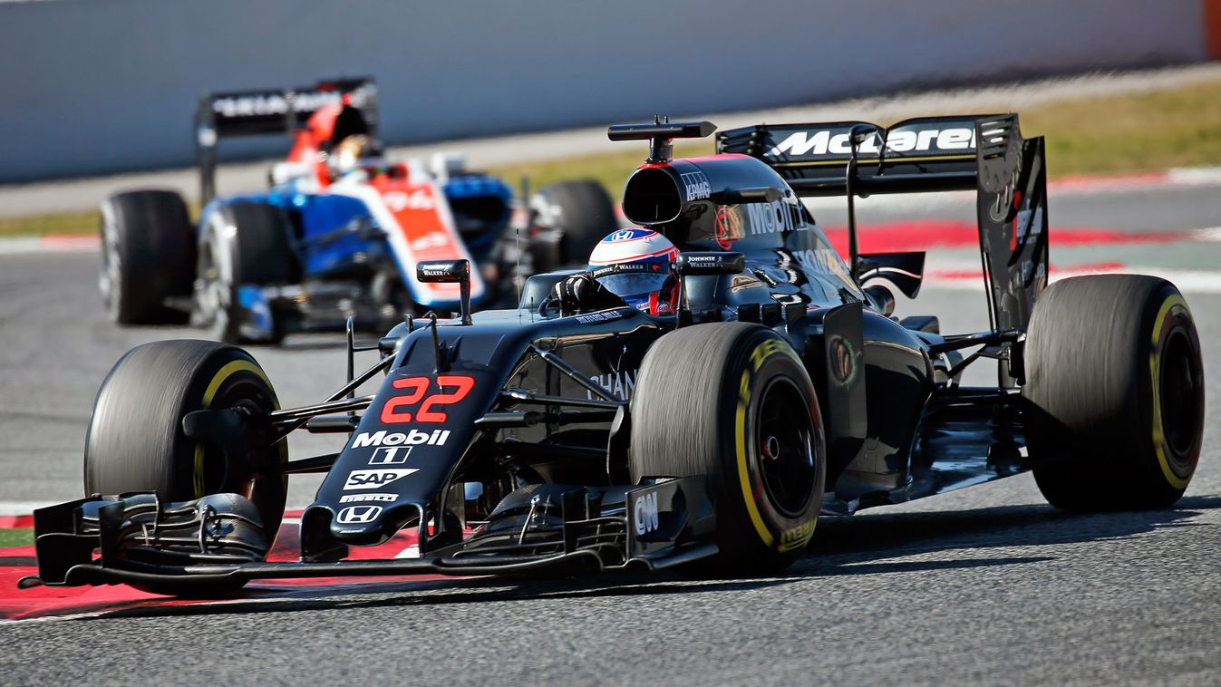 Forma-1, Jenson Button, McLaren, teszt 