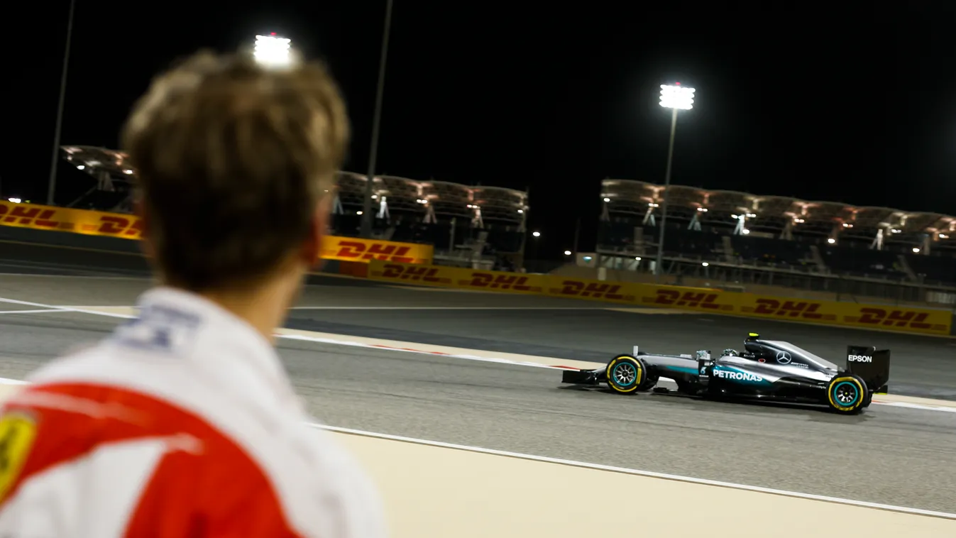 Forma-1, Sebastian Vettel, Nico Rosberg, Mercedes AMG Petronas, Bahreini Nagydíj 