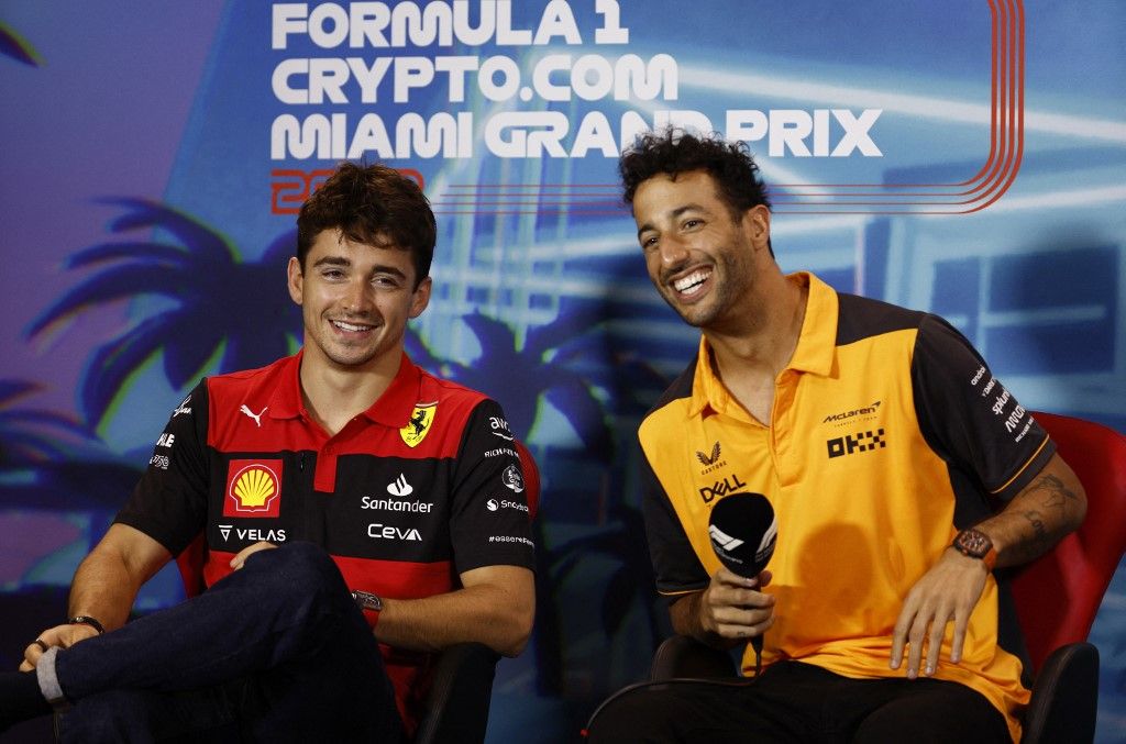 Daniel Ricciardo, Charles Leclerc