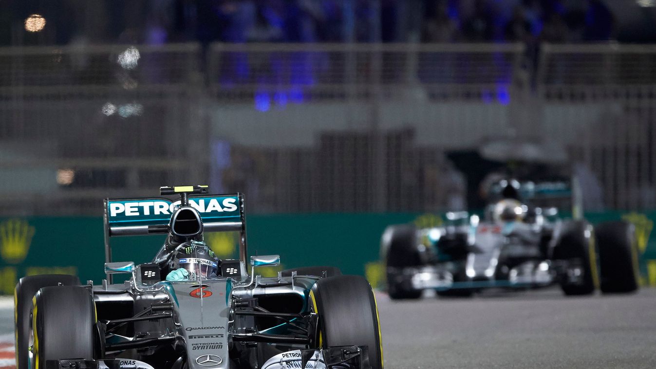 Forma-1, Nico Rosberg, Lewis Hamilton, Mercedes, Abu-dzabi Nagydíj 