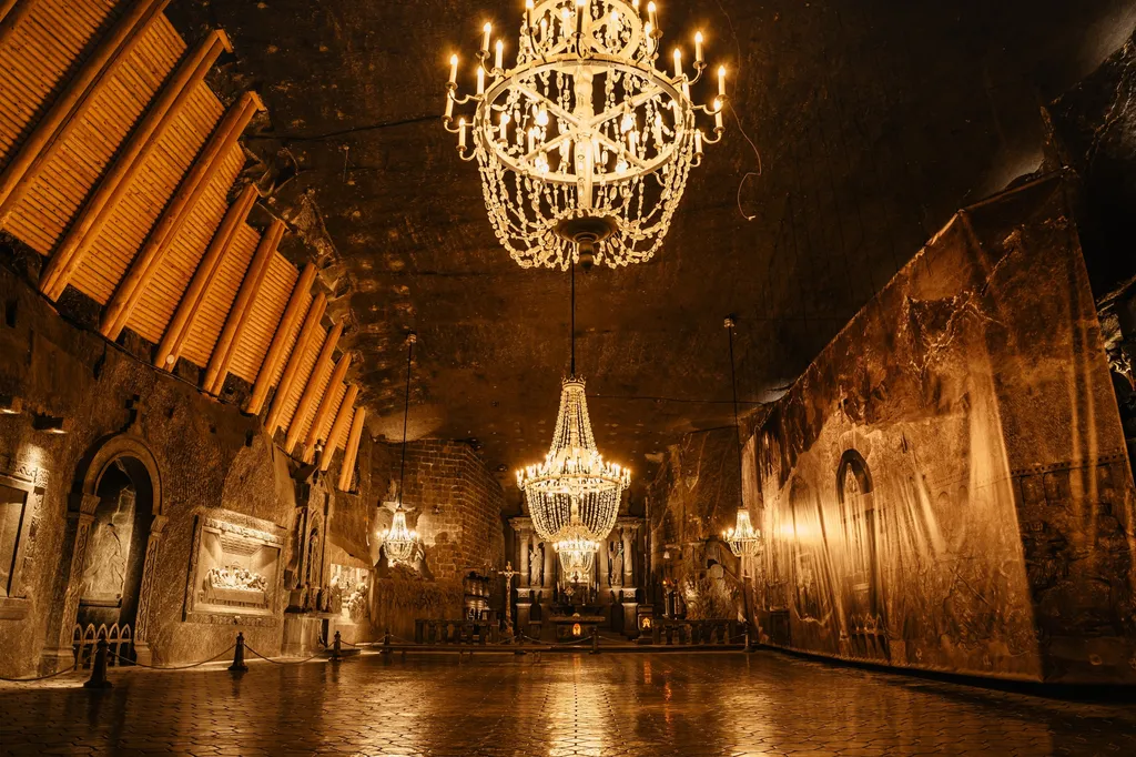 Wieliczka, sóbánya, Lengyelország, templom, kápolna, keresztény, Wieliczkai 