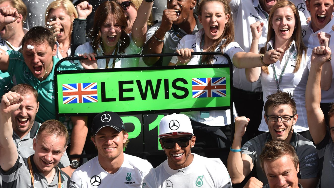 Forma-1, Nico Rosberg, Lewis Hamilton, Mercedes, Brit Nagydíj 
