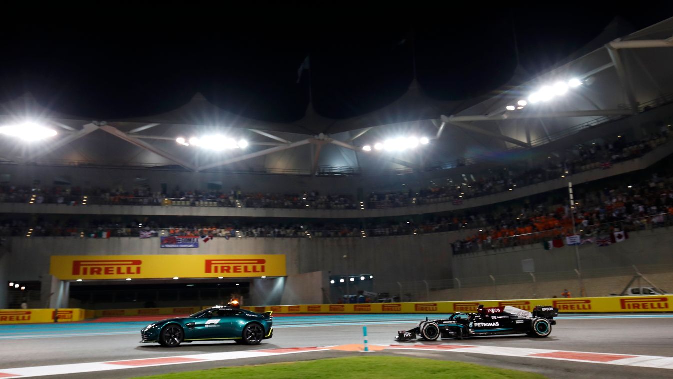 Forma-1, Abu-dzabi Nagydíj, Safety Car, biztonsági autó, Lewis Hamilton, Mercedes 