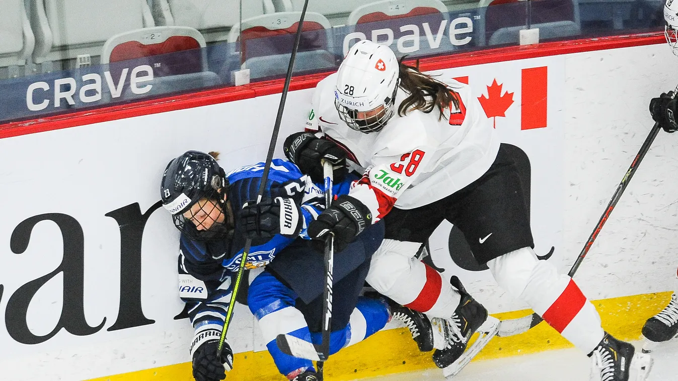 Finland v Switzerland: Bronze Medal Game - 2021 IIHF Women's World Championship GettyImageRank2 Color Image Horizontal SPORT ICE HOCKEY 