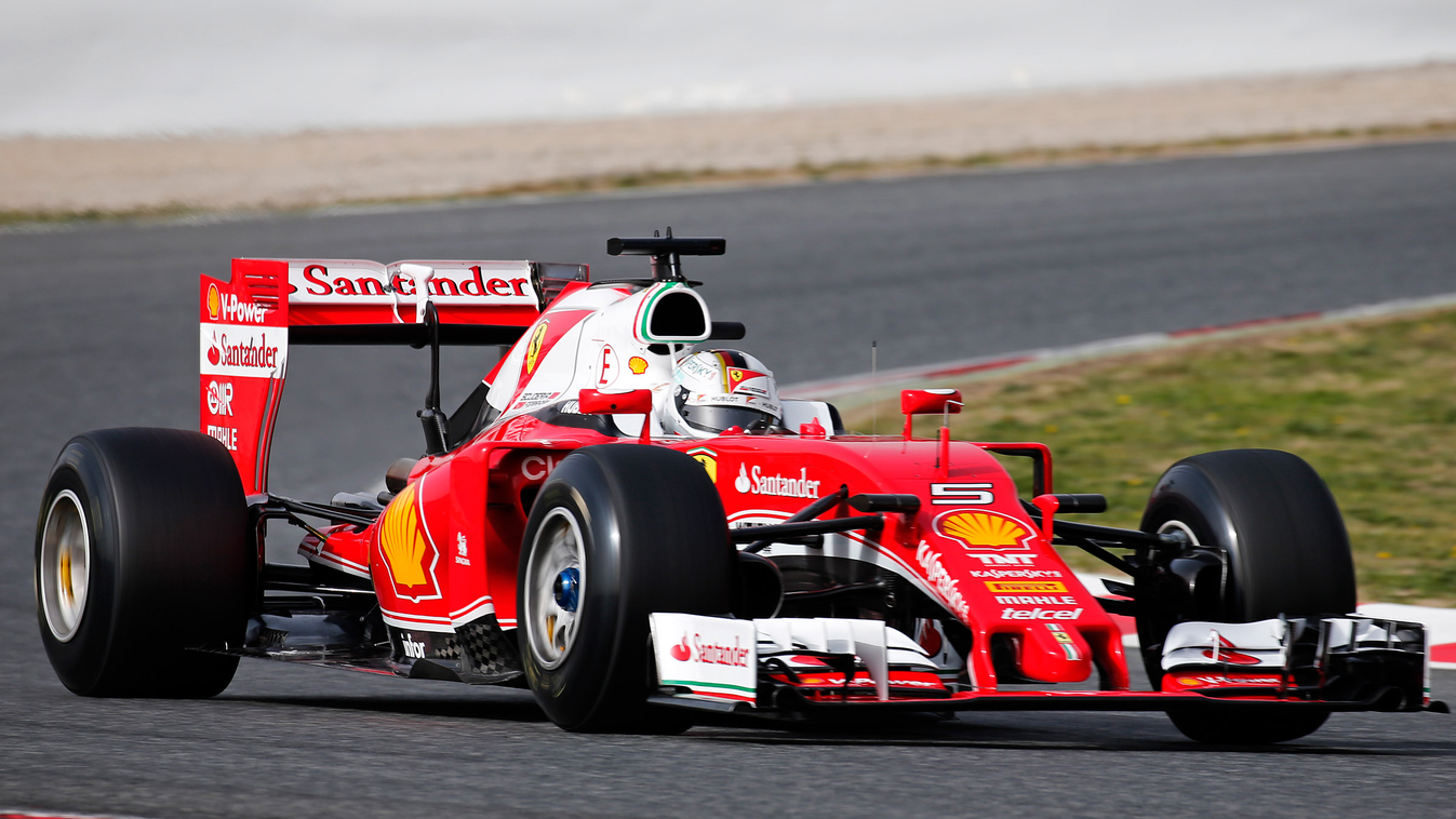Forma-1, Sebastian Vettel, Ferrari, teszt 