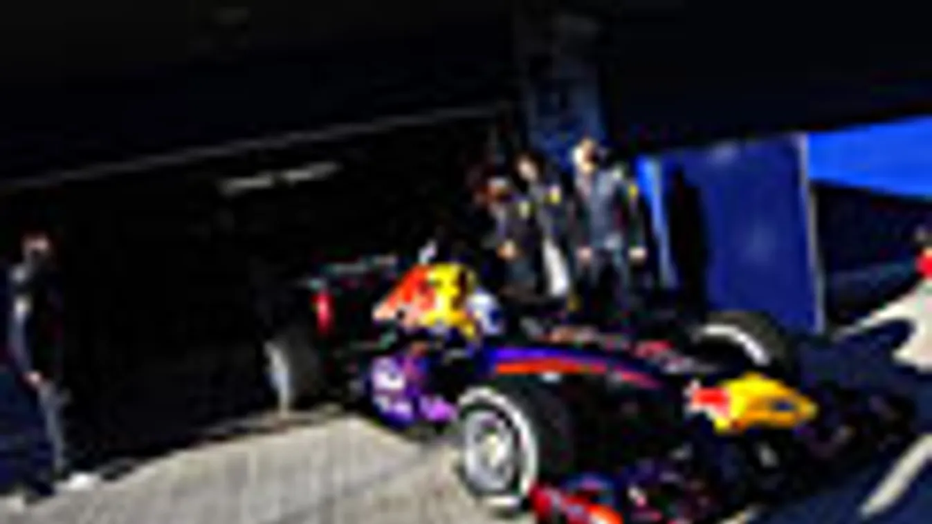 Forma-1, Red Bull, Sebastian Vettel, teszt